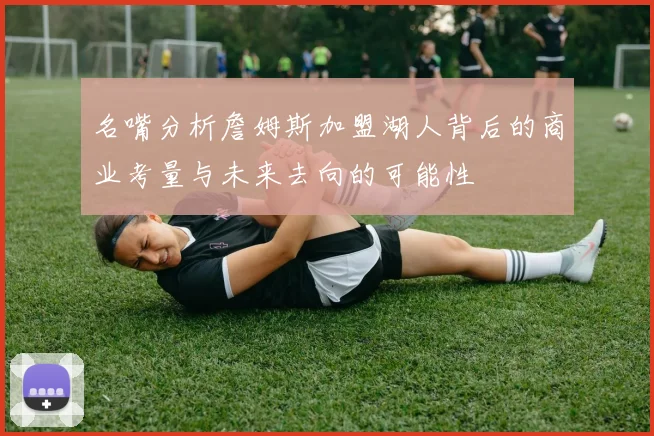 名嘴分析詹姆斯加盟湖人背后的商业考量与未来去向的可能性